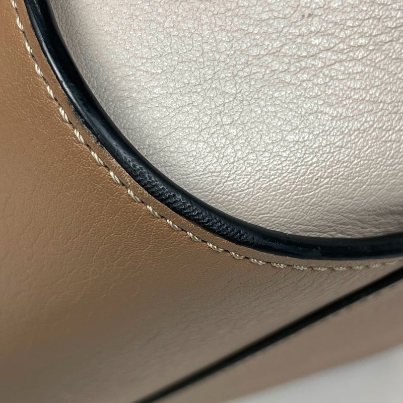 Loewe Hammock Small Anagram 2-Way Shoulder Bag Leather Beige