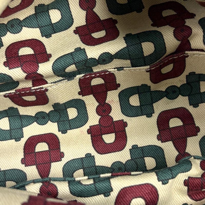 Gucci GG Pattern Tote Shoulder Bag Sherry