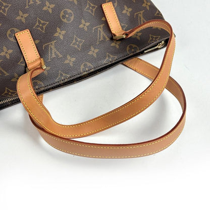 Louis Vuitton Cabas Piano Shoulder Bag Tote Monogram Brown