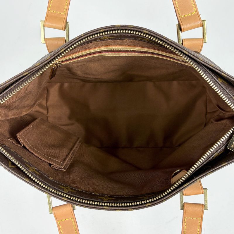 Louis Vuitton Cabas Piano Shoulder Bag Tote Monogram Brown