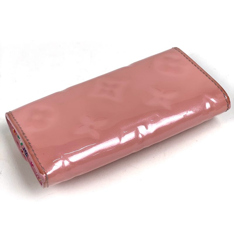 Louis Vuitton Multicles 4 Key Holder Key Case Monogram Vernis Pink