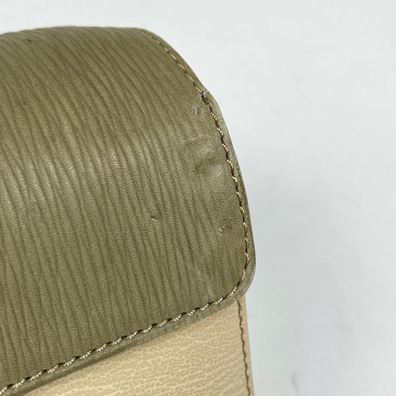 Loewe Velazquez Handbag Leather Ivory Light Green