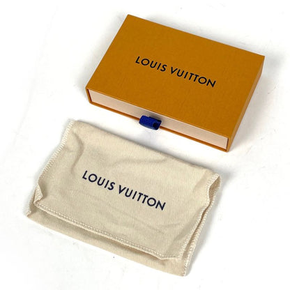 Louis Vuitton Pochette Cles LV Aerogram Key Case Coin Leather Noir Black