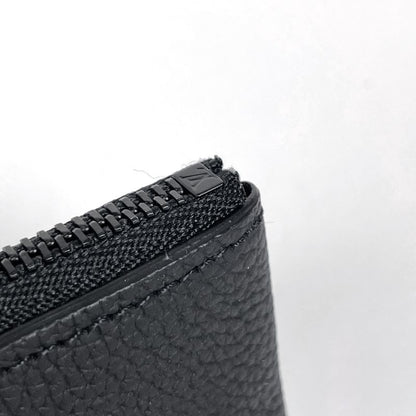 Louis Vuitton Pochette Cles LV Aerogram Key Case Coin Leather Noir Black