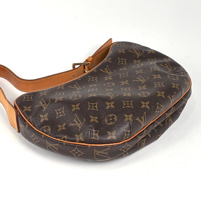 Louis Vuitton Croissant MM Shoulder Bag Monogram Brown