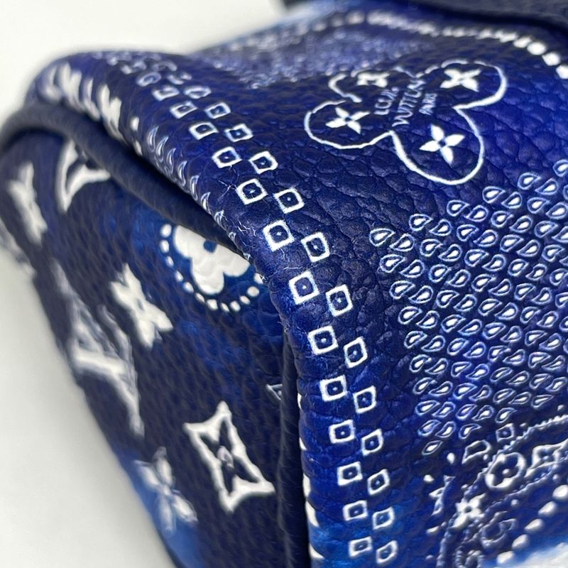 Louis Vuitton Porte Cles Pouch Monogram Bandana Key Holder Keepall Charm