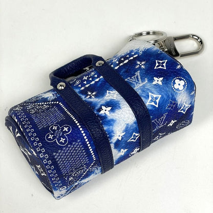 Louis Vuitton Porte Cles Pouch Monogram Bandana Key Holder Keepall Charm