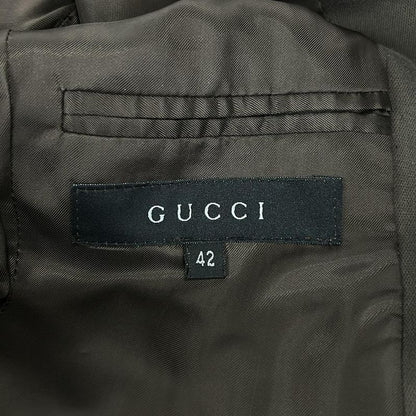 Gucci Jacket 42 M Brown Long Sleeve Spring Autumn