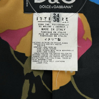 Dolce & Gabbana D&g Jacket 24 38 Black Long Sleeve