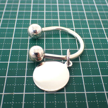 Tiffany & Co 925 Round Tag Key Ring
