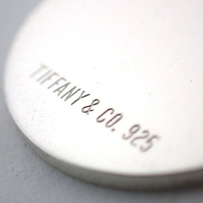 Tiffany & Co 925 Round Tag Key Ring