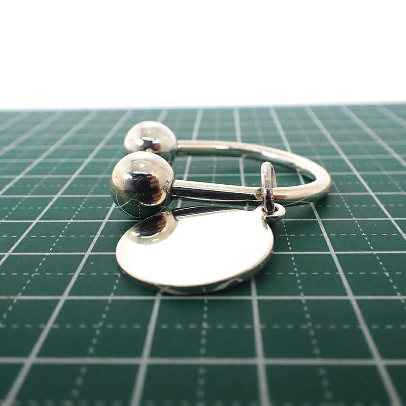Tiffany & Co 925 Round Tag Key Ring