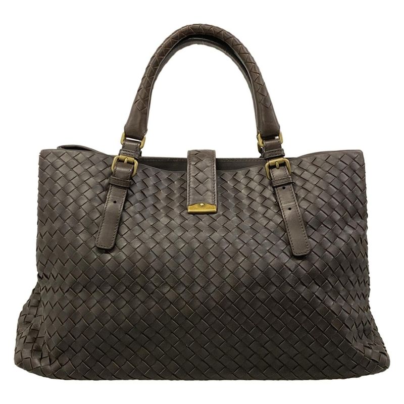 Bottega Veneta Tote Midi Amroma Dark Brown Leather