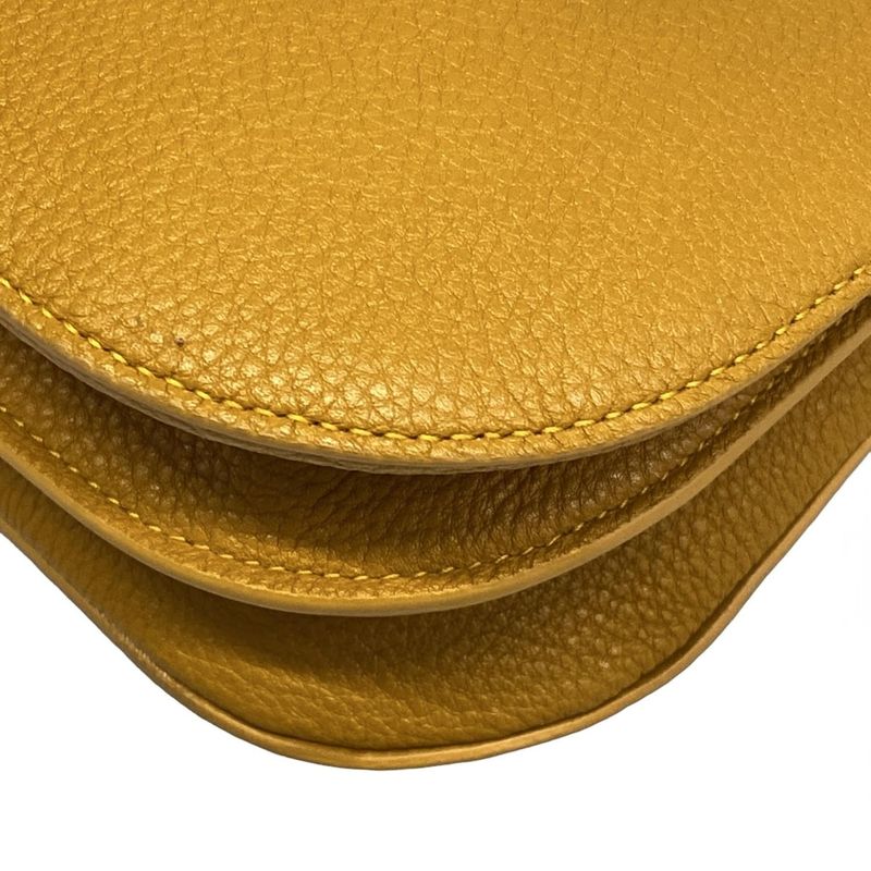 Bottega Veneta Handbag Mount Light Brown Chain Handle Leather