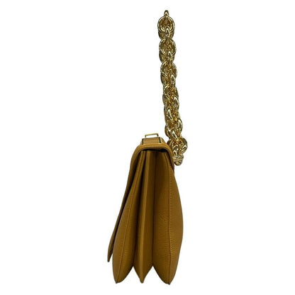 Bottega Veneta Handbag Mount Light Brown Chain Handle Leather