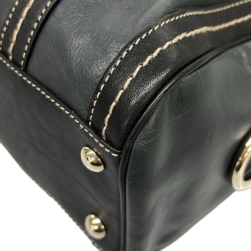 Gucci Handbag Duquessa Black Leather