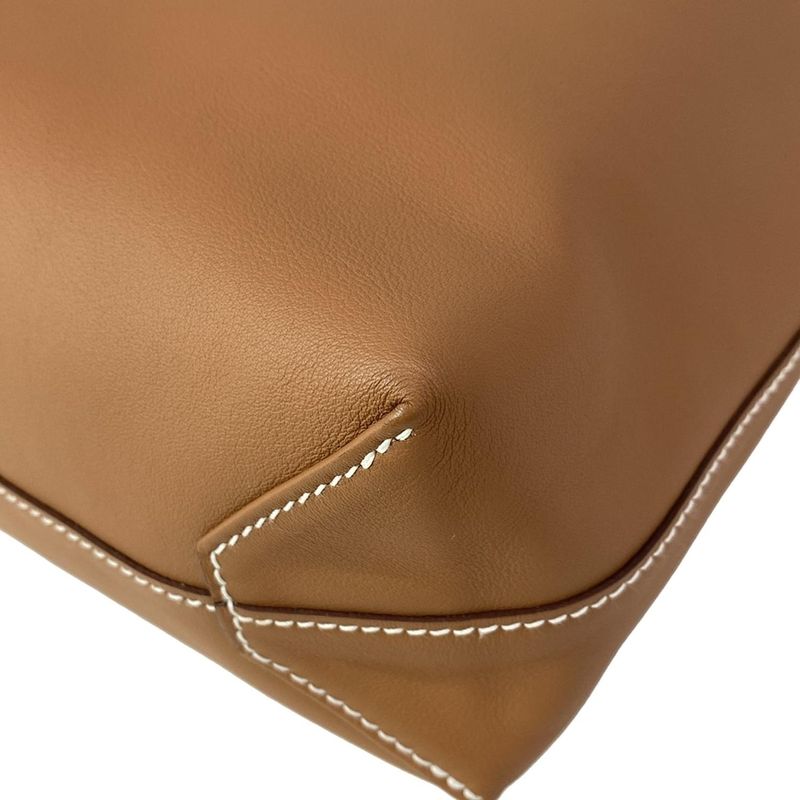 Hermes Tote Neo Double Sens 35 Gold Nata Reversible