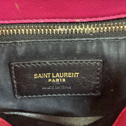 Saint Laurent Paris Shoulder Bag Pink Chain
