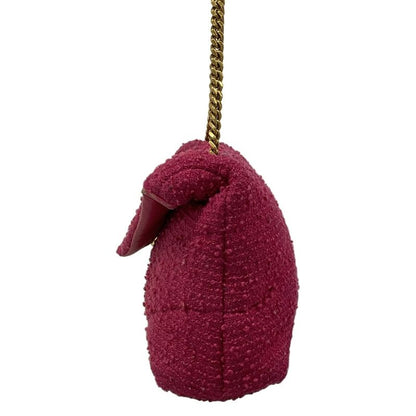 Saint Laurent Paris Shoulder Bag Pink Chain