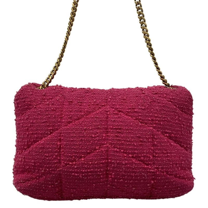 Saint Laurent Paris Shoulder Bag Pink Chain