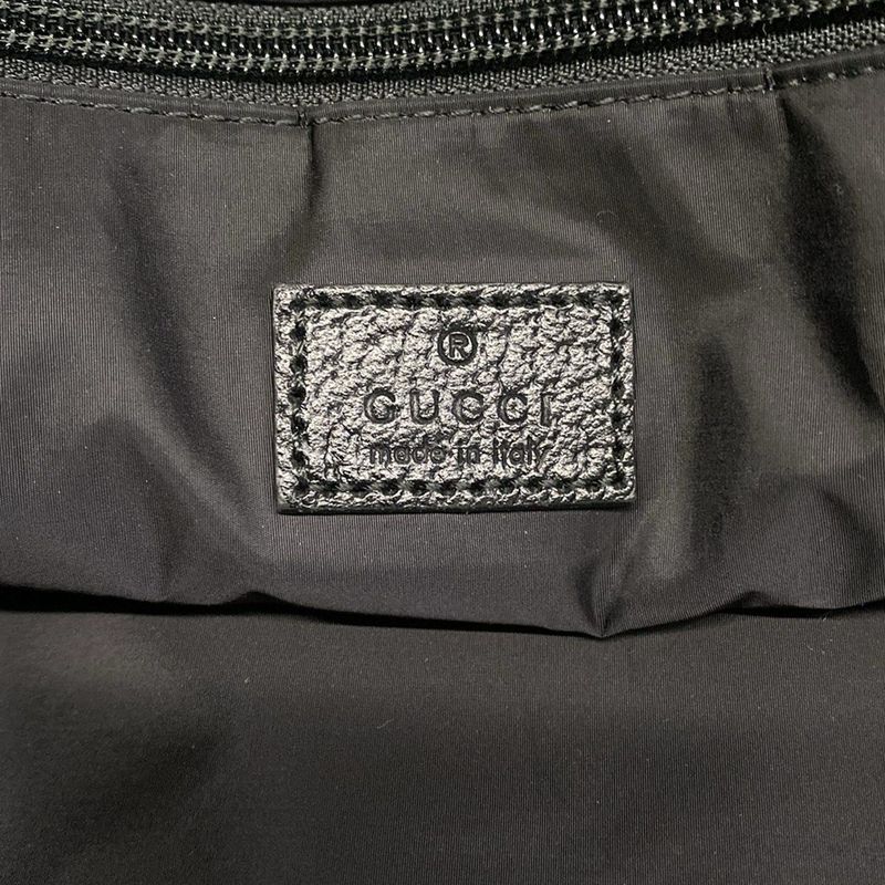 Gucci Tote Sherry Crystal GG Black Green Red Leather