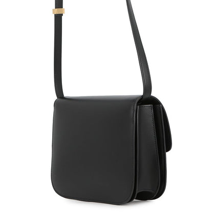 Celine Shoulder Bag Classic Box Calf Leather Black