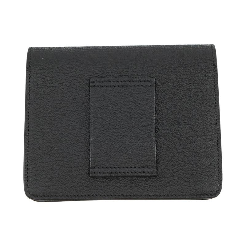 Hermes Wallet Roulis Slim Black Gold Chevre Misor