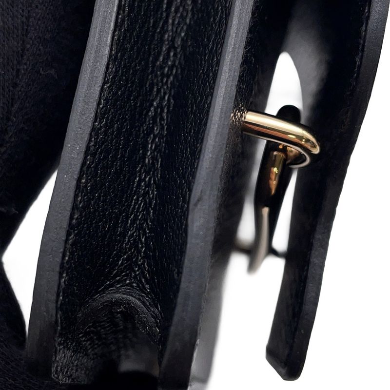 Hermes Wallet Roulis Slim Black Gold Chevre Misor