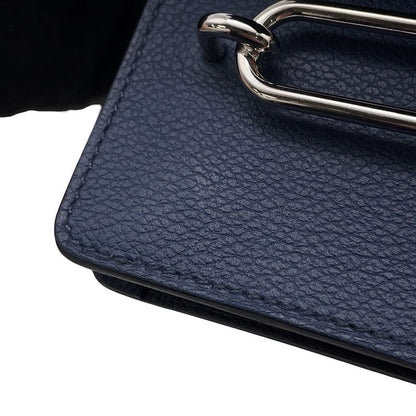 Hermes Wallet Roulis Slim Verso Bleu Nuit Zanzibar Silver