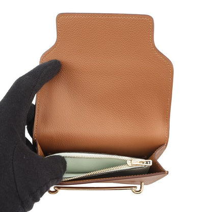 Hermes Wallet Roulis Slim Verso Gold Veil Fizz Pink