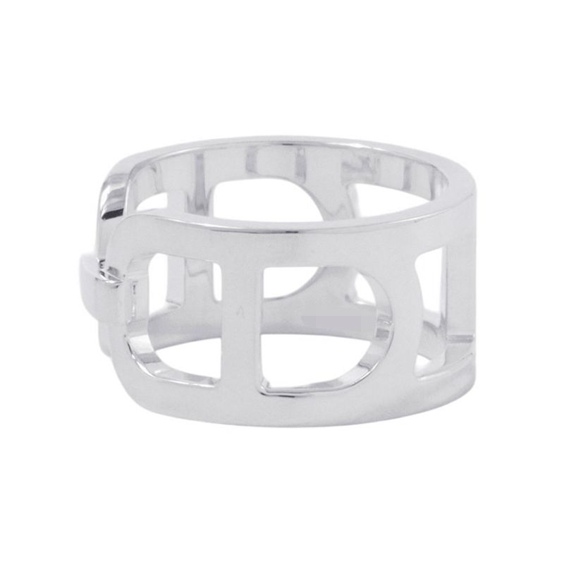 Hermes Ring Chaine D'ancre MM Silver 53
