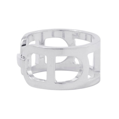 Hermes Ring Chaine D'ancre MM Silver 53