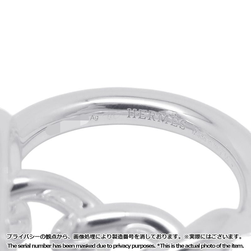 Hermes Ring Croisette GM Silver 55
