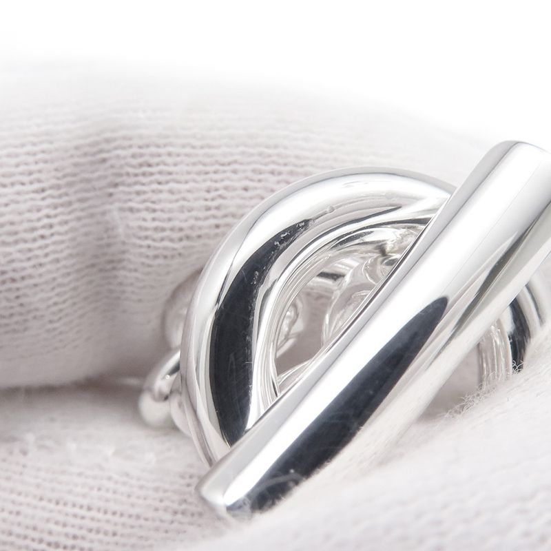 Hermes Ring Croisette GM Silver 55