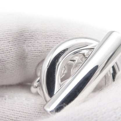 Hermes Ring Croisette GM Silver 55