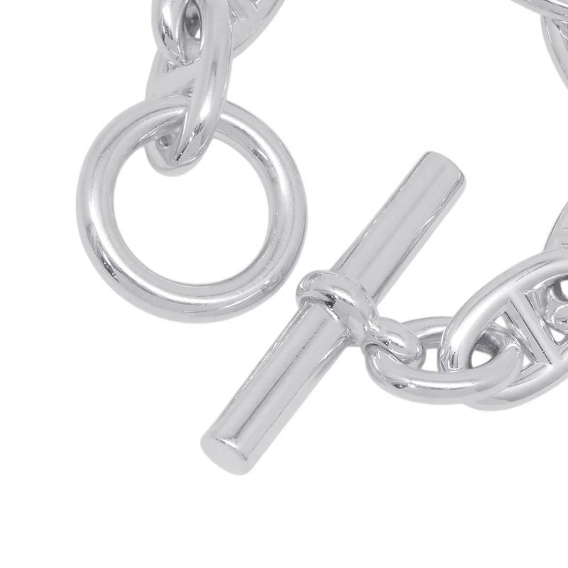 Hermes Bracelet Chaine D'ancre TGM 9 Links Silver