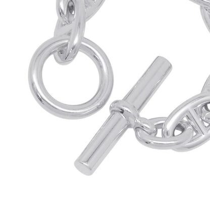 Hermes Bracelet Chaine D'ancre TGM 9 Links Silver