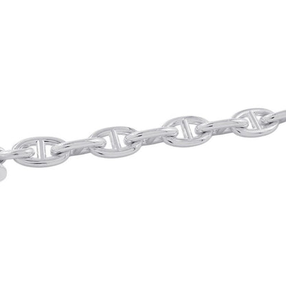 Hermes Bracelet Chaine D'ancre TGM 9 Links Silver