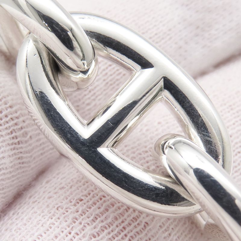 Hermes Bracelet Chaine D'ancre TGM 9 Links Silver