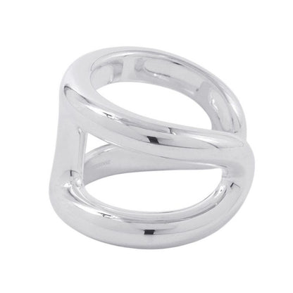 Hermes Ring Osmose GM Silver 53