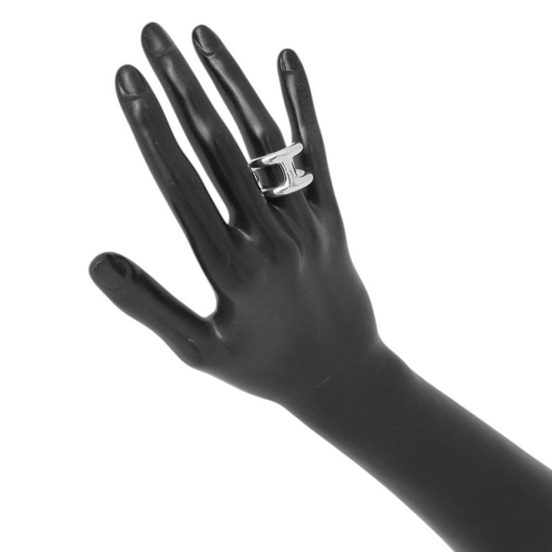 Hermes Ring Osmose GM Silver 53