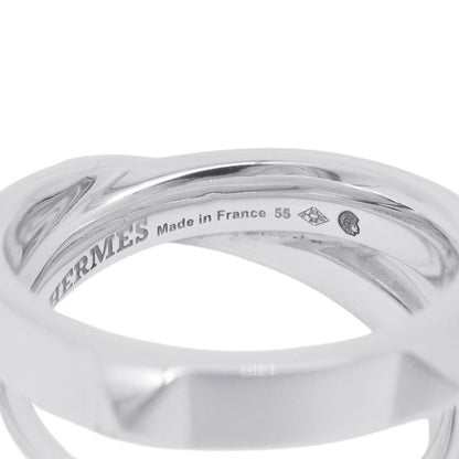 Hermes Ring Cl Do-H Double Silver 55