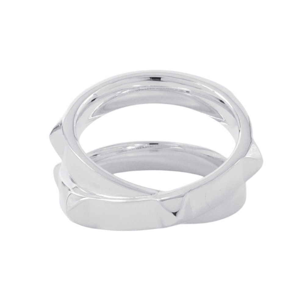 Hermes Ring Cl Do-H Double Silver 55