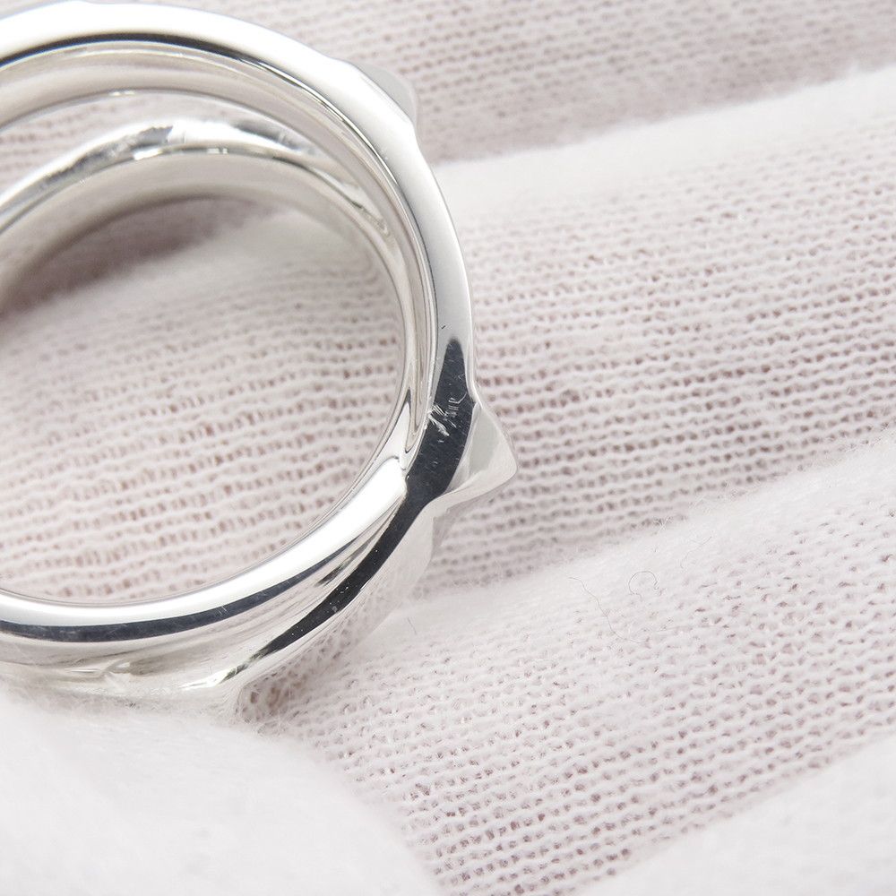 Hermes Ring Cl Do-H Double Silver 55