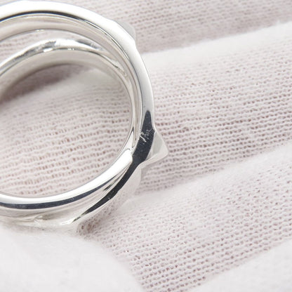 Hermes Ring Cl Do-H Double Silver 55