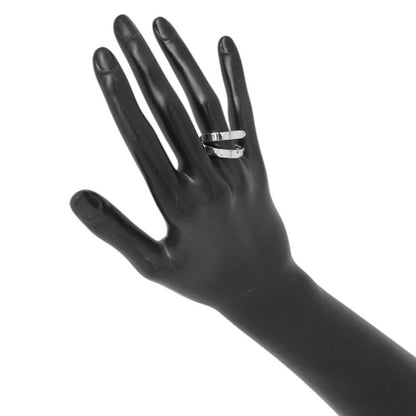 Hermes Ring Cl Do-H Double Silver 55