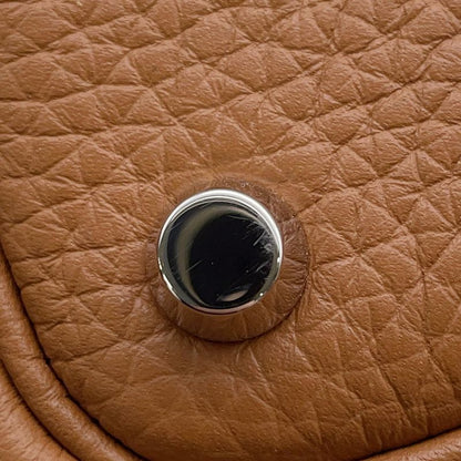 Hermes Handbag Picotin Lock PM Gold Silver Taurillon Clemence