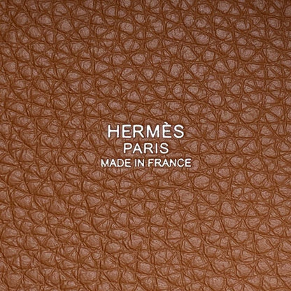 Hermes Handbag Picotin Lock PM Gold Silver Taurillon Clemence