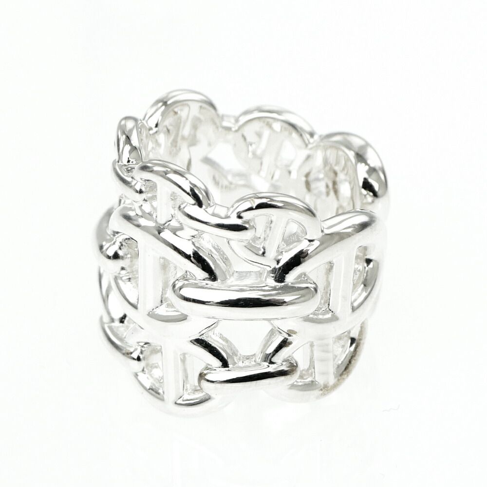 Hermes Ring Chaine D'ancre GM 46 Silver