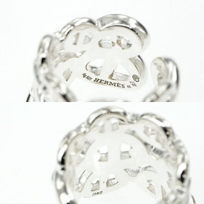 Hermes Ring Chaine D'ancre GM 46 Silver